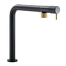 Abode Agilis L-Spout Tap With Single Lever Black Brass