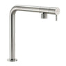  Abode Agilis L-Spout Tap With Single Lever Brushed Nickel