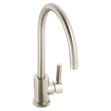 Abode AtlasC-Spout Mixer Tap With Single Lever Brushed Nickel 57851601