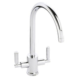 Abode Atlas C-SpouAbode Atlas C-Spout Mixer Tap With Dual Level  Polished Chrome 57851221