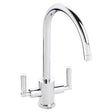 Abode Atlas C-Spout Abode Atlas C-Spout Mixer Tap With Dual Level Polished Chrome