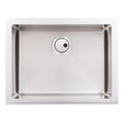Abode Belfast Mount Single Bowl Kitchen Sink For 600mm Cabinet in Stainless Steel Front View