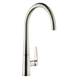 Abode Coniq R C-Spout Mixer Tap With Single Lever In Brushed nickel 56996660