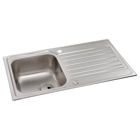 Abode Connekt Inset Mount Single Bowl Kitchen Sink Accessories For 450mm Cabinet in Stainless Steel 56990445 1