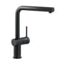 Abode Fraction L-Spout Tap With Single Lever In Matt Black