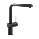 Abode Fraction L-Spout Tap With Single Lever In Matt Black