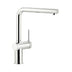 Abode Fraction L-Spout Tap With Single Lever In Polished Chrome