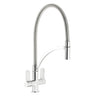 Abode Genio Professional C-Spout  Mixer Tap With Dual Lever Polished chrome 56996290