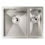 Abode Matrix R0 Undermount One and Half Bowl Kitchen Sink For 600mm Cabinet in Stainless Steel 
Brushed 57745042