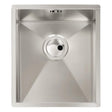 Abode Matrix R0 Undermount  Single Bowl Kitchen Sink For 450mm Cabinet in Stainless Steel Brushed 57745060