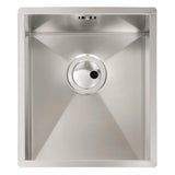 Abode Matrix R0 Undermount  Single Bowl Kitchen Sink For 450mm Cabinet in Stainless Steel Brushed 57745060