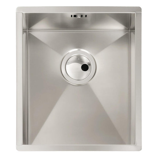 Abode Matrix R0 Undermount  Single Bowl Kitchen Sink For 450mm Cabinet in Stainless Steel Brushed 57745060