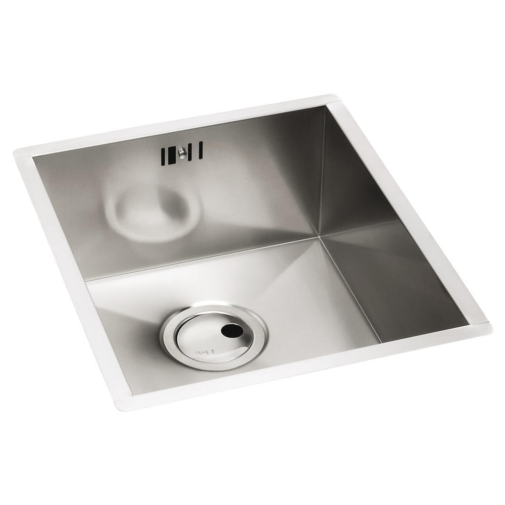 Abode Matrix R0 Undermount  Single Bowl Kitchen Sink For 450mm Cabinet in Stainless Steel Brushed 57745060 1