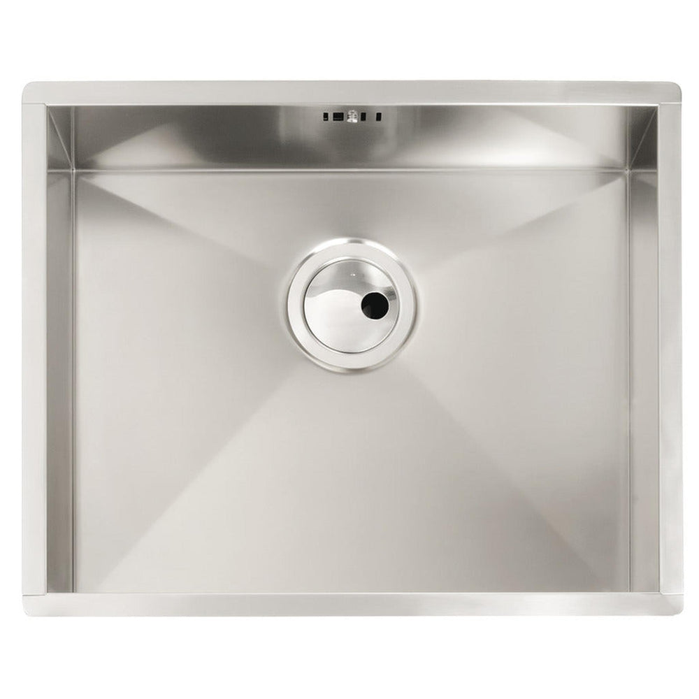 Abode Matrix R0 Undermount Single Bowl Kitchen Sink For 600mm Cabinet in Stainless Steel Brushed 57745050
