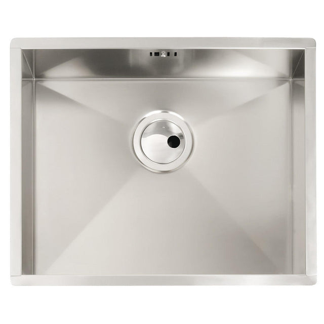Abode Matrix R0 Undermount Single Bowl Kitchen Sink For 600mm Cabinet in Stainless Steel Brushed 57745050