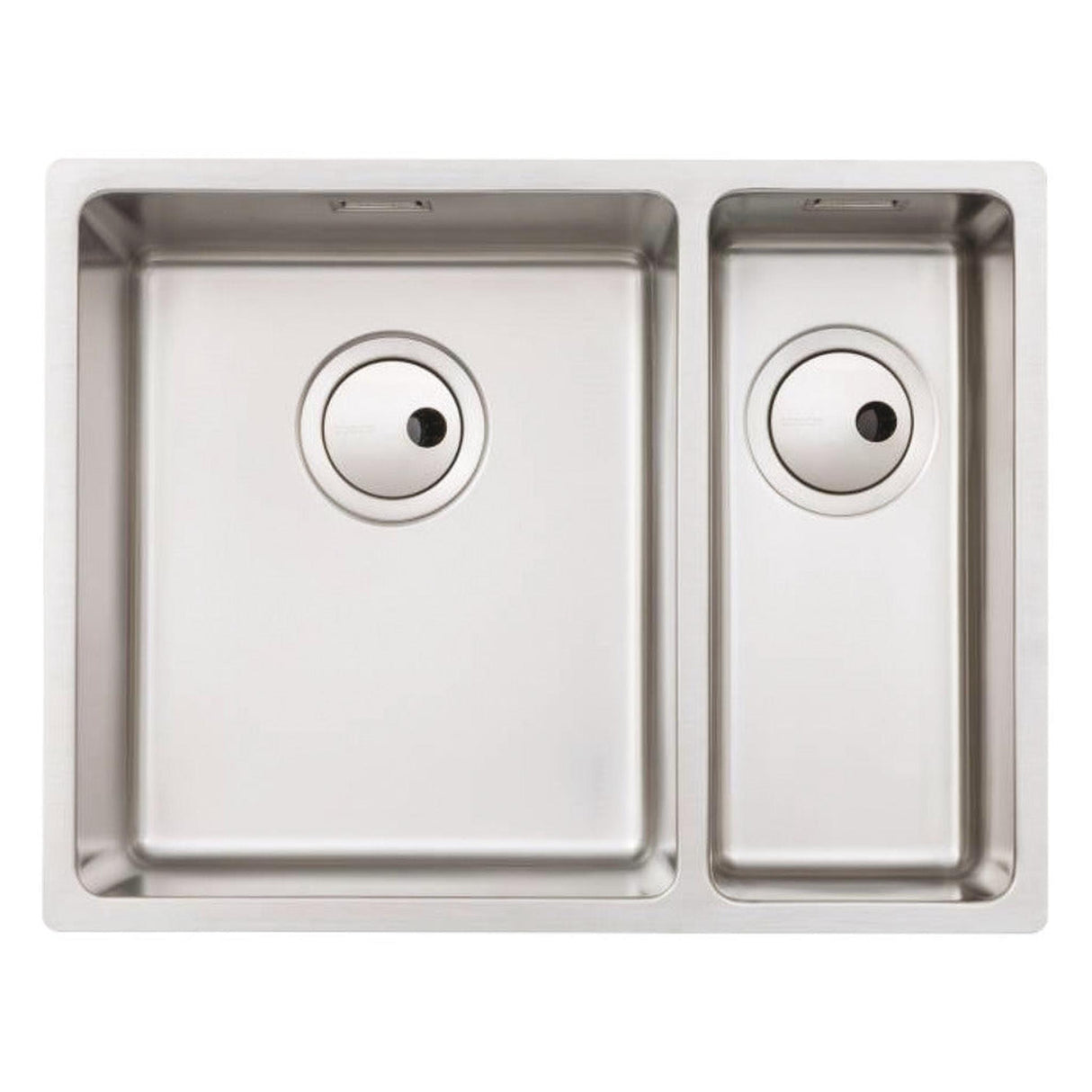 Abode Matrix R15 Undermount Inset Mount One And Half Bowl Kitchen Sink For800mm Cabinet in Stainless Steel Brushed 57745092