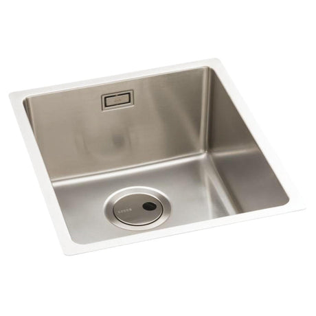 Abode Matrix R15 Undermount Inset Mount Single Bowl Kitchen Sink Accessories For 500mm Cabinet in Stainless Steel Brushed 57745100 1