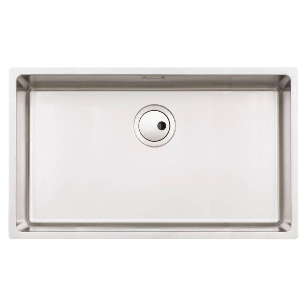 Abode Matrix R15 Undermount Inset Mount Single Bowl Kitchen Sink For 1000mm Cabinet in Stainless Steel Brushed 57745110