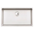 Abode Matrix R15 Undermount Inset Mount Single Bowl Kitchen Sink For 1000mm Cabinet in Stainless Steel Brushed 57745110