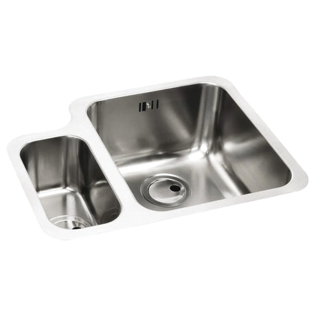 Abode Matrix R50 Undermount One and Half Bowl Kitchen Sink For 600mm Cabinet in Stainless Steel Brushed 57745161 1
