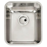 Abode Matrix R50 Undermount Single Bowl Kitchen Sink For 450mm Cabinet in Stainless Steel Brushed 57745120