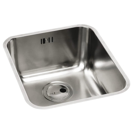 Abode Matrix R50 Undermount Single Bowl Kitchen Sink For 450mm Cabinet in Stainless Steel Brushed 57745120 1