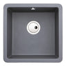 Abode Matrix SQ GR15 Undermount Inset Mount Single Bowl Kitchen Sink Accessories For 500mm Cabinet in Composite Grey metallic
56990504