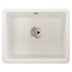 Abode Matrix SQ GR15  Undermount Inset Mount Single Bowl Kitchen Sink For 600mm Cabinet in Composite White 56990492