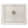 Abode Matrix SQ GR15  Undermount Inset Mount Single Bowl Kitchen Sink For 600mm Cabinet in Composite White 56990492
