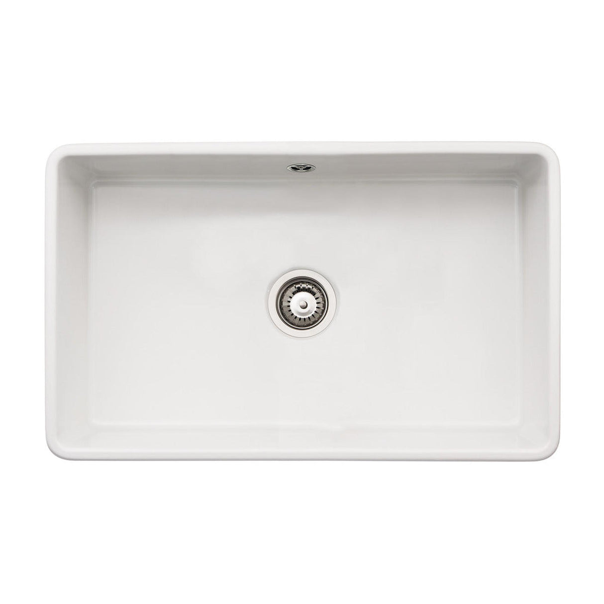 Abode Provincial Belfast Mount Single Bowl Kitchen Sink For 800mm Cabinet in Ceramic 57747730