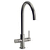 Abode Puria Aquifier C-Spout Cold and Filtered Water Tap With Single Lever Brushed Nickel 56996640 1
