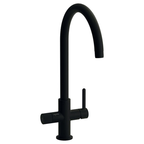 Abode Puria Aquifier C-Spout Cold and Filtered Water Tap With Single Lever Matt Black 56996340