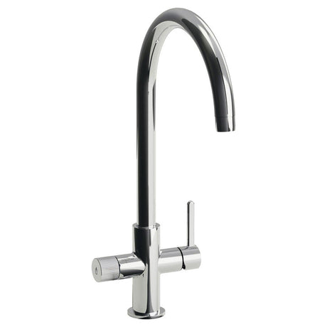  Abode Puria Aquifier C-Spout Cold and Filtered Water Tap With Single Lever Polished Chrome 56996240