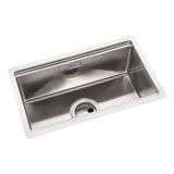 Abode Studio Compact Undermount and Inset Single Bowl Kitchen Sink with Accessories Side View