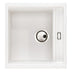 Abode Synchronist Undermount Inset Mount One And Quater Bowl Kitchen Sink Accessories For 450mm Cabinet in Composite White 56990494