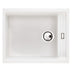 Abode Synchronist Undermount Inset mount One And Quarter Bowl Kitchen Sink For 600mm Cabinet in Composite White