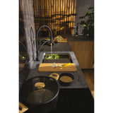 Abode System Sync Undermount Inset Mount Single Bowl Kitchen Sink Accessories For 800mm Cabinet in Stainless Steel 56990460  Lifestyle 