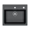 Alveus Atrox 30 Sink for 600-800mm Cabinet in Single Bowl Carbon