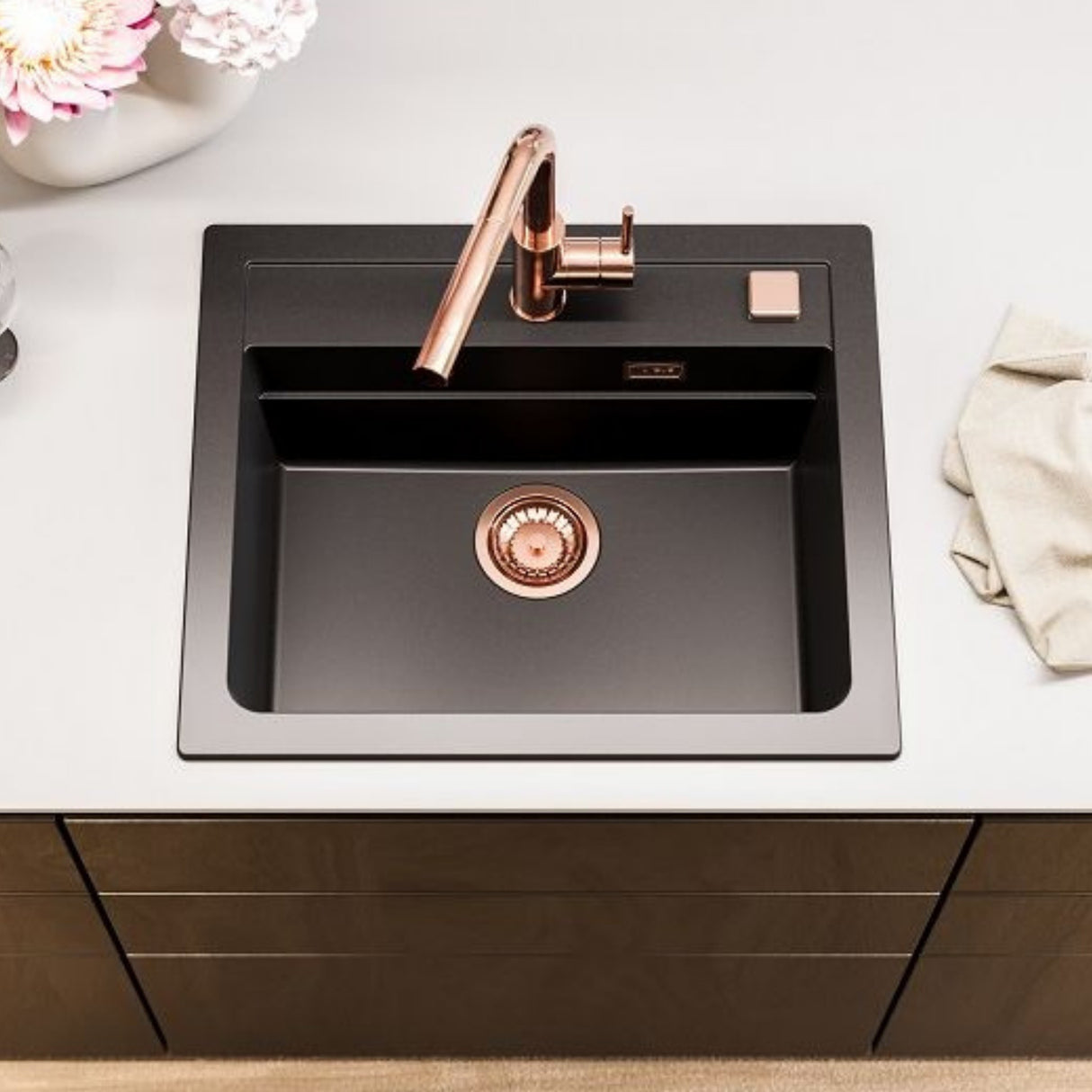Alveus Atrox 30 Sink for 600-800mm Cabinet in Single Bowl Life Style