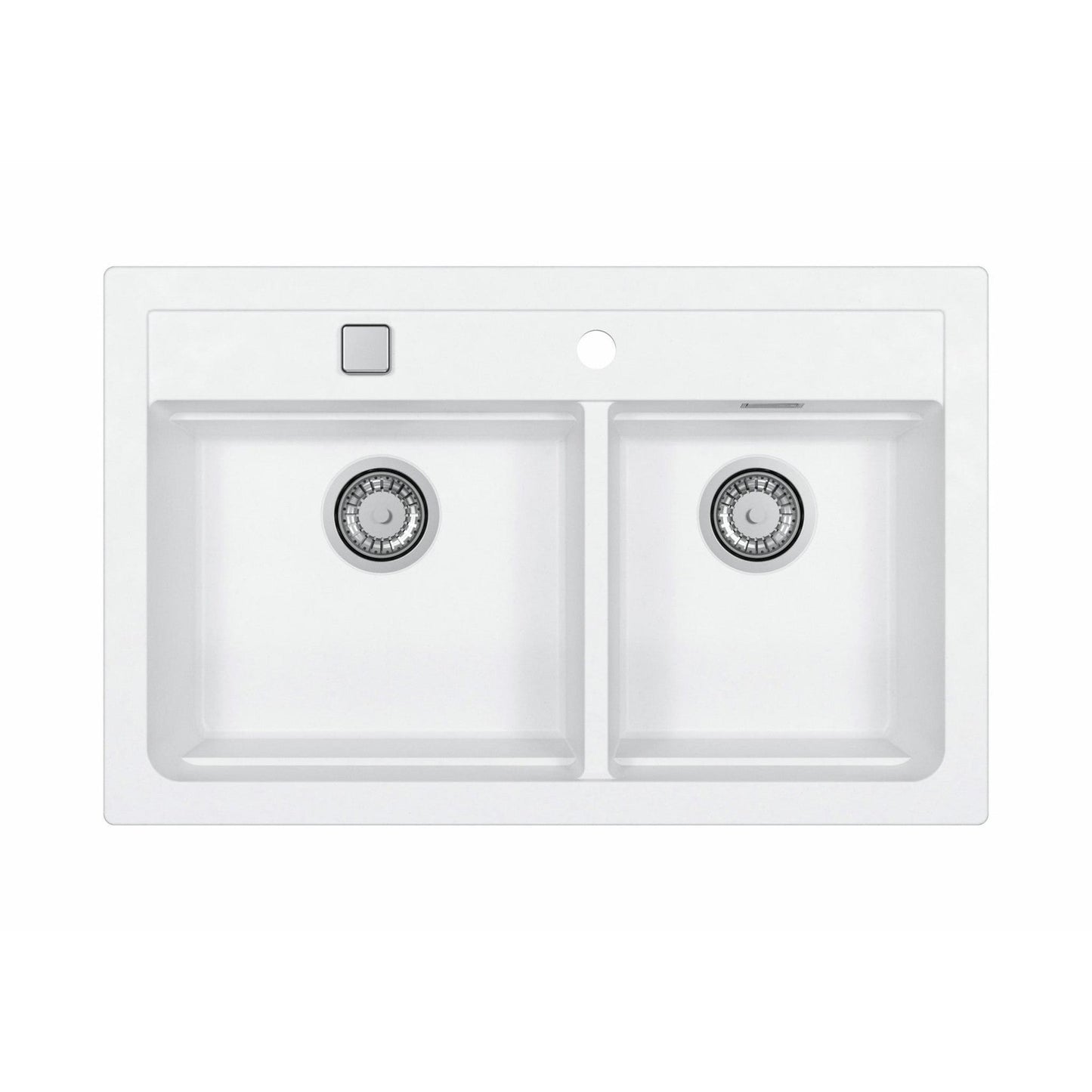 Alveus Atrox 50 Undermount Sink For 800-900mm Cabinet In Double Bowl Arctic 1131997M
