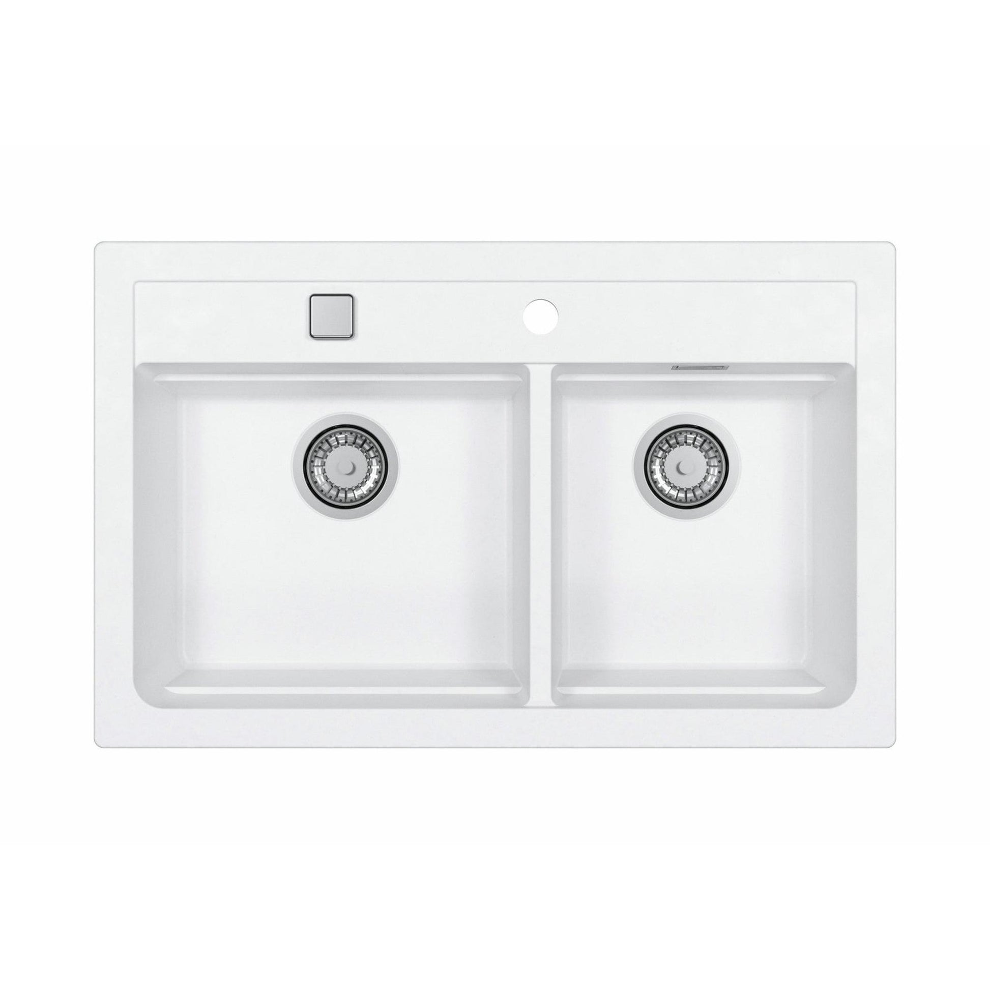 Alveus Atrox 50 Undermount Sink For 800-900mm Cabinet In Double Bowl Arctic 1131997M