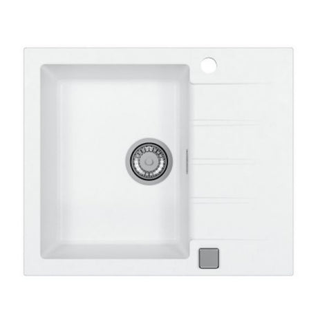 Alveus Cadit 10 Inset Sink for 450mm Cabinet in Single Bowl Single Drainer Arctic