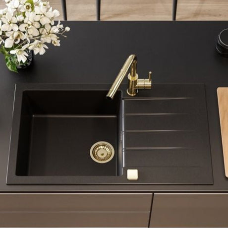 Alveus Cadit 40 Inset Sink for 600mm Cabinet in Single Bowl Single Drainer Arctic Life Style 1