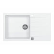 Alveus Cadit 40 Inset Sink for 600mm Cabinet in Single Bowl Single drainer Arctic
