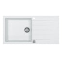Alveus Cadit 50 Inset Sink for 600mm  Cabinet in Single Bowl Single Drainer Arctic