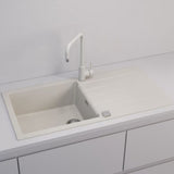 Alveus Cadit 50 Inset Sink for 600mm  Cabinet in Single Bowl Single Drainer Arctic Life Style