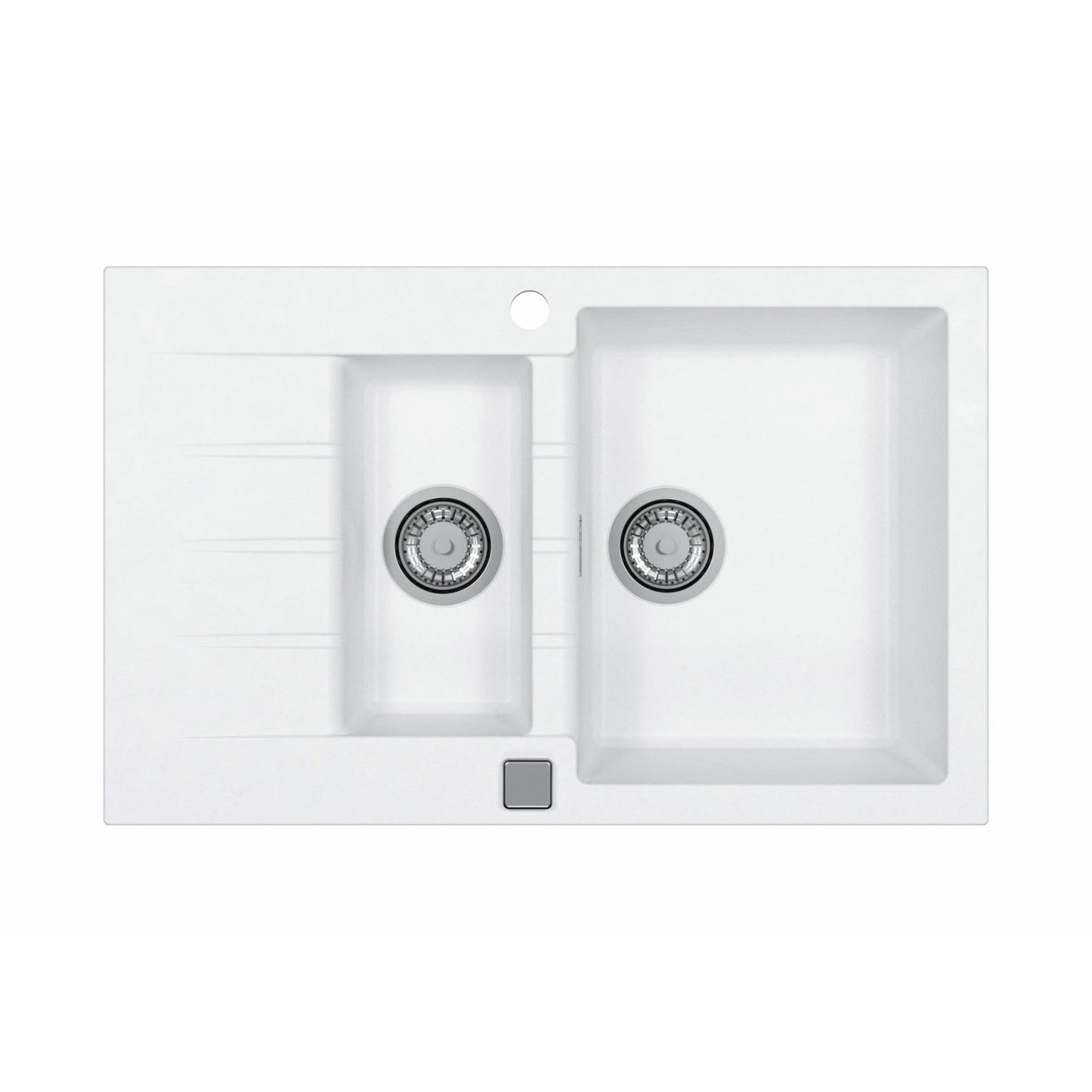 Alveus Cadit 70 Inset Sink For 600mm Cabinet In One and half bowl Arctic 1131357N 