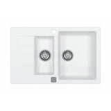 Alveus Cadit 70 Inset Sink For 600mm Cabinet In One and half bowl Arctic 1131357N 