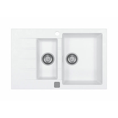 Alveus Cadit 70 Inset Sink For 600mm Cabinet In One and half bowl Arctic 1131357N 