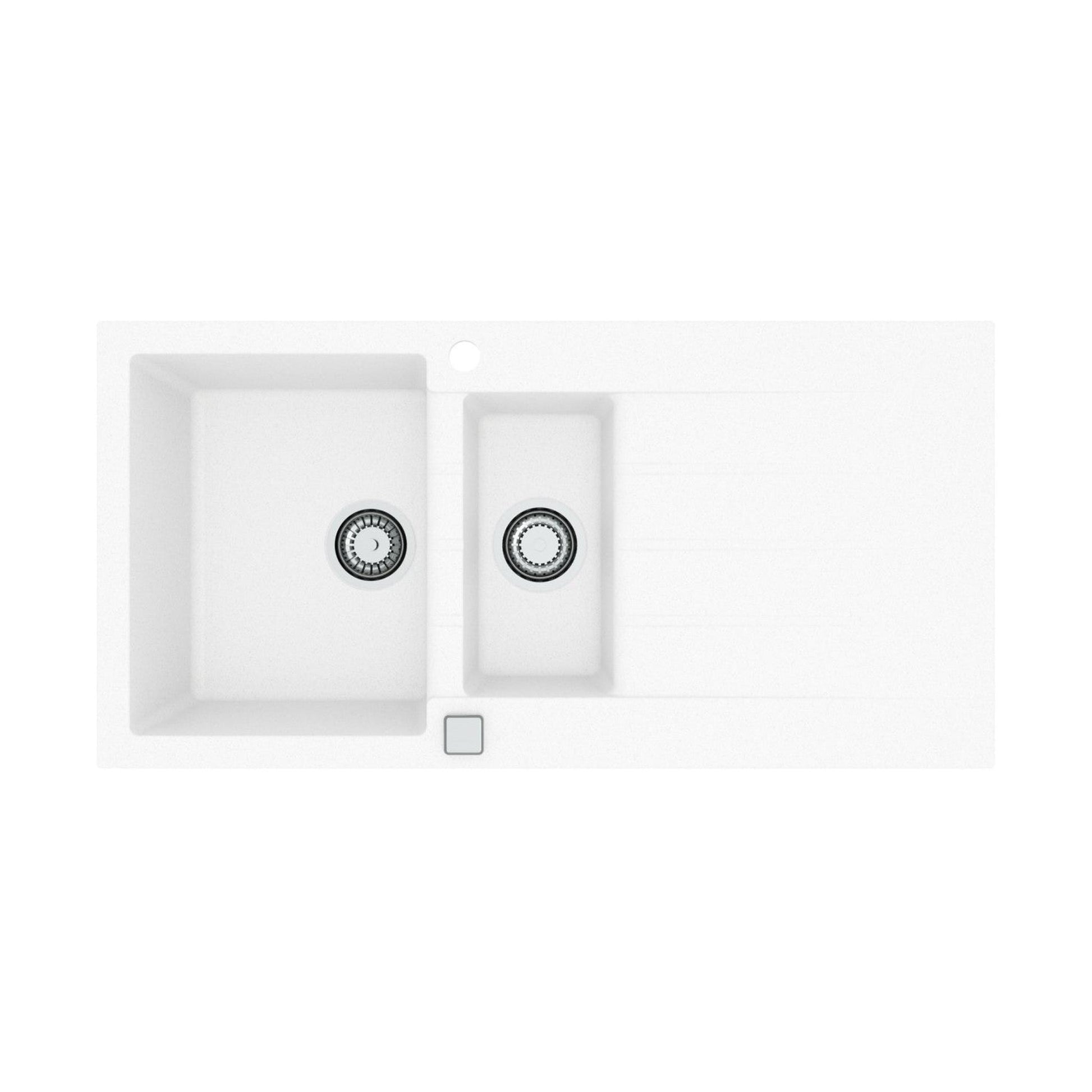 Alveus Cadit 80 Inset Sink For 600mm Cabinet In One and half bowl Arctic 1140599N